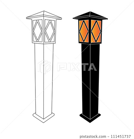 Garden lamp logo Garden lamp logo 111451737