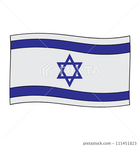 Israel flag icon 111451823