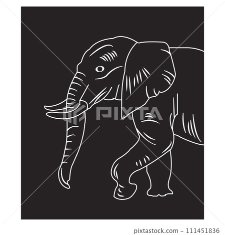 Elephant icon 111451836