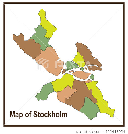Stockholm map icon 111452054
