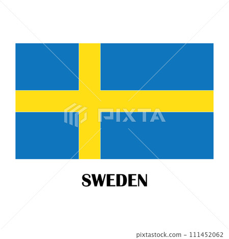 Swedish flag icon 111452062