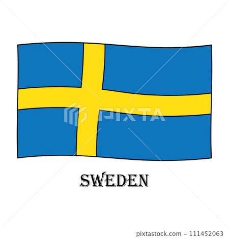 Swedish flag icon 111452063
