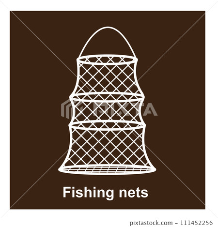 Fishing net icon Fishing net icon 111452256