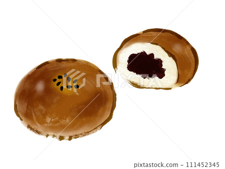 麵包手繪插圖 111452345