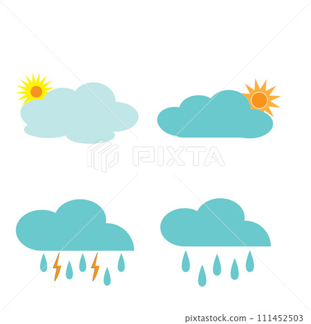 Cloud analistic icon Cloud analistic icon 111452503