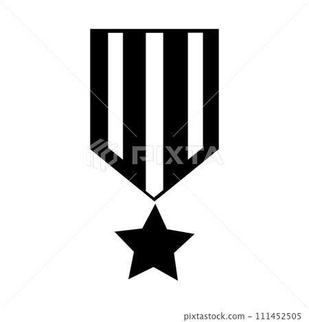 Veteran icon vector Stylish flat veteran icon 111452505