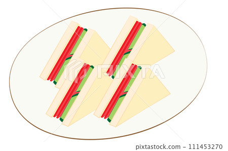 Ham Sand illustration 111453270
