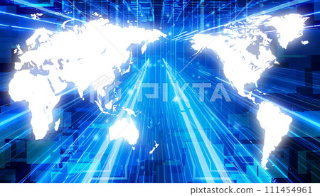 Virtual space background material - Stock Illustration [111454961] - PIXTA