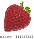 AI-generated content. Chocolate candy strawberry, resembling hearts, in shape of a heart on isolated white backround. Concept of love, kindness, peace, romance and chocolate. Green natural stems or 111455333