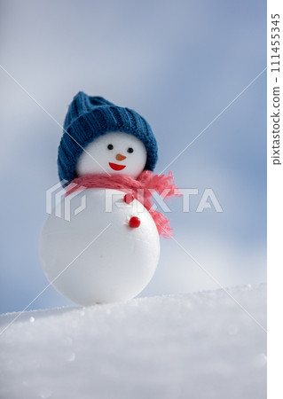 雪坡和雪人 雪坡和雪人 111455345