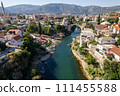 mostar aerial view 111455588