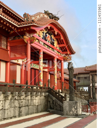 首里城堡在沖繩縣 首里城堡在沖繩縣 111455961