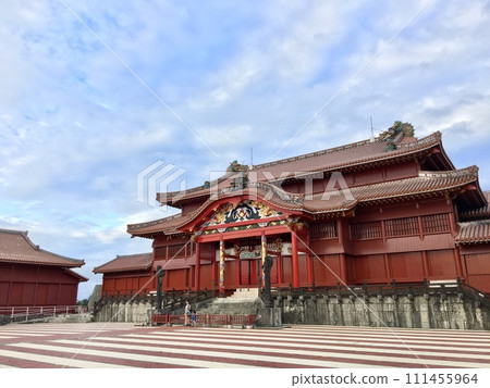 首里城堡在沖繩縣 首里城堡在沖繩縣 111455964