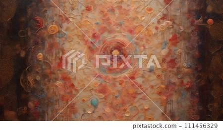 Landscape with creatures from another world AI image 111456329