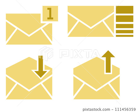 發送和接收電子郵件的圖標說明 111456359
