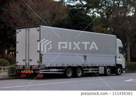 Logistics truck image 111456361