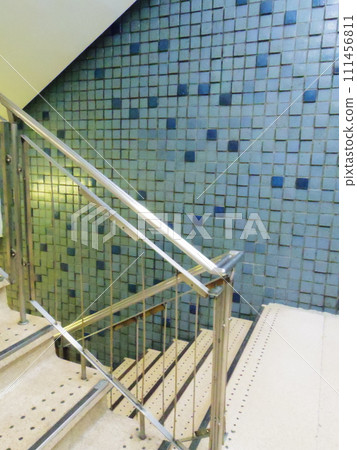 retro building stairs 111456811