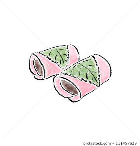 Kanto-style (Chomeiji Temple) Sakuramochi 111457629