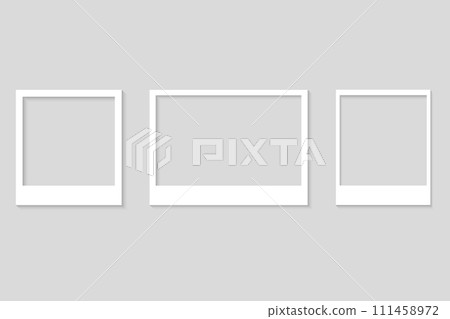 Vector Photo frame mockup design Vector Photo frame mockup design 111458972