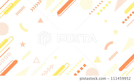 波普幾何背景向量素材 111459952