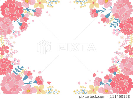 Mother's day carnation design banner background. Vector illustration. 111460138
