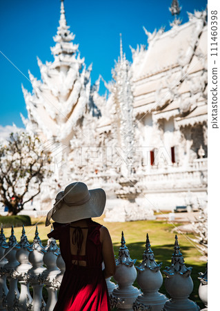 White Temple or Wat Rong Khun in Chiang Rai, Thailand 111460398