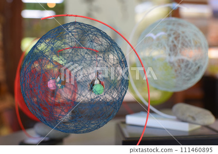 用線製成的絲綢手鞠作為紀念品 用線製成的絲綢手鞠作為紀念品 111460895