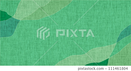 Fresh green Japanese pattern pattern background Fresh green Japanese pattern pattern background 111461804