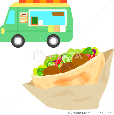 pita sandwich kitchen car pita sandwich kitchen car 111462076