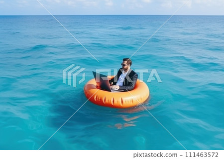 Digital nomad concept, Remote working concept 111463572