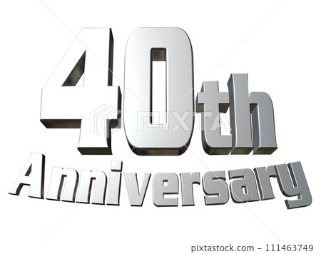 3DCG characters "40th Anniversary/40th Anniversary" Silver, Silver 3DCG characters "40th Anniversary/40th Anniversary" Silver, Silver 111463749
