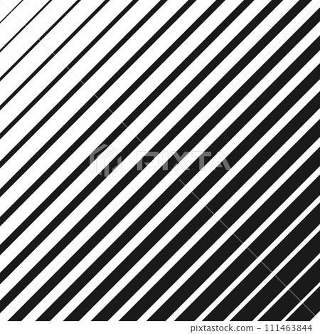 Half tone line pattern. Faded halftone black lines. Fading gradient background. Diagonal abstract geometric texture with parallel stripes. Gradient pattern. Vector illustration on white background Half tone line pattern. Faded halftone black lines. Fading gradient background. Diagonal abstract geometric texture with parallel stripes. Gradient pattern. Vector illustration on white background 111463844