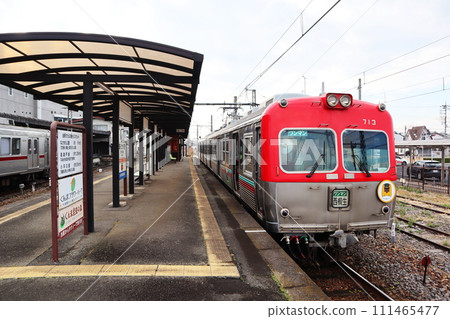 上商電鐵上商線、東武鐵道桐生線停靠赤城站的列車 111465477