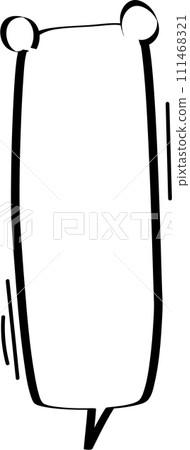 Animal pet bear Black and white color speech bubble balloon, icon sticker memo keyword planner text box banner, flat png transparent element design Animal pet bear Black and white color speech bubble balloon, icon sticker memo keyword planner text box banner, flat png transparent element design 111468321