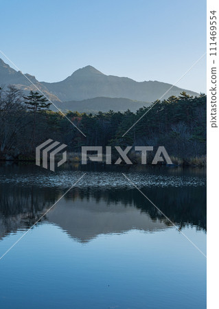 Japan: Bishamon-numa and Mt. Bandai in the Goshikinuma Lakes Group of Urabandai Plateau, Kitashiobara Village, Yama-gun, Fukushima Prefecture Japan: Bishamon-numa and Mt. Bandai in the Goshikinuma Lakes Group of Urabandai Plateau, Kitashiobara Village, Yama-gun, Fukushima Prefecture 111469554