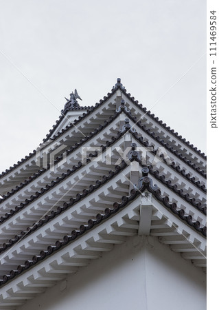 敦賀城的天守閣位於日本福島縣會津若松市的敦賀城跡公園內。 111469584