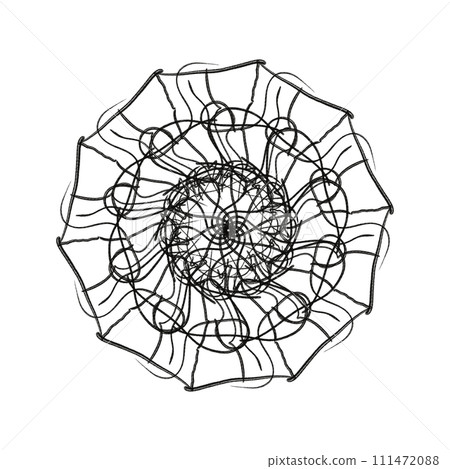 Black and White Hand Drawn Mandala for Coloring Pages, Coloring Books and Coloring Sheets. Black and White Hand Drawn Mandala for Coloring Pages, Coloring Books and Coloring Sheets. 111472088