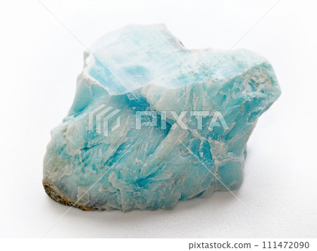 Larimar rough stone (blue pectolite/soda wollastonite) 111472090