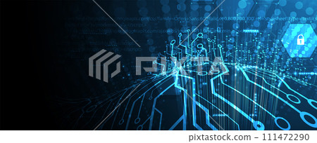 Abstract vector background. Futuristic technology style. Elegant background for business tech presentations. 111472290