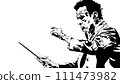 conductor silhouette 111473982