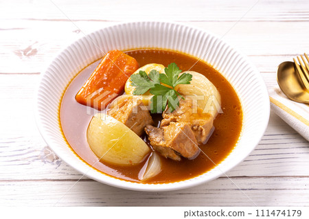 salted pork stew 111474179