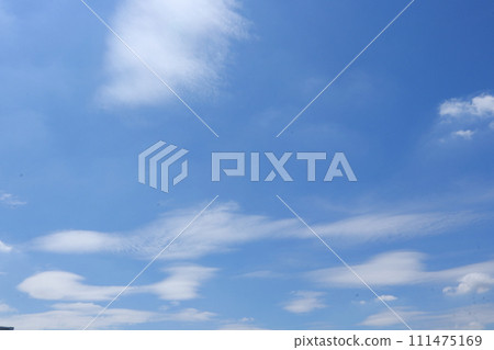 White softly clouds and blue sky. White softly clouds and blue sky. 111475169