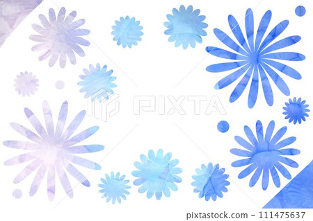 Flower greeting card Flower greeting card 111475637
