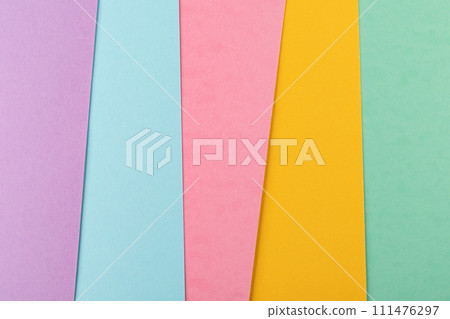 Background of colored paper 111476297