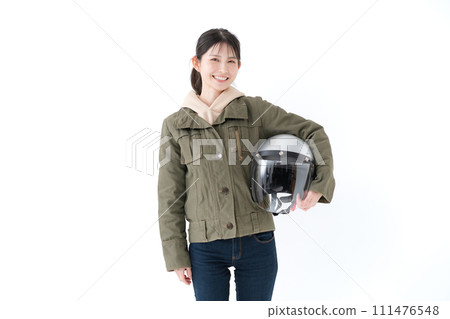 戴著頭盔的女人 戴著頭盔的女人 111476548