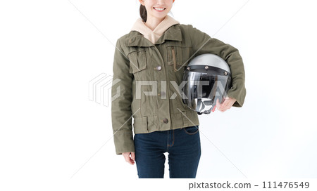 戴著頭盔的女人 戴著頭盔的女人 111476549