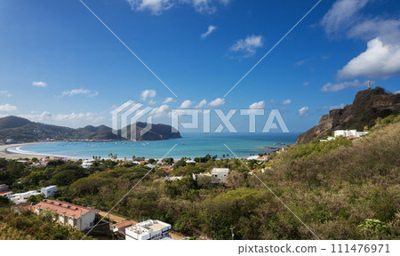 Blue bay  beach in San Juan Del Sur 111476971