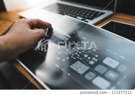 Various business materials Various business materials 111477211