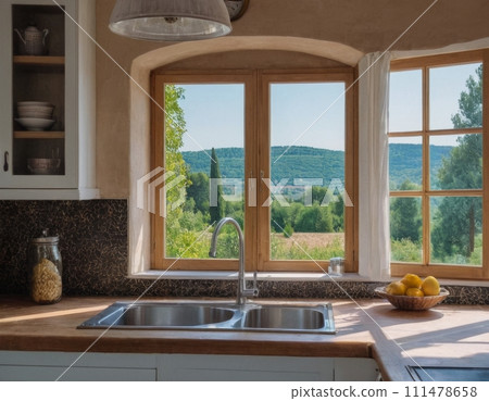 Kitchen in Provence style. 111478658
