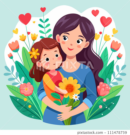 International Mother's Day digital illustration 111478739